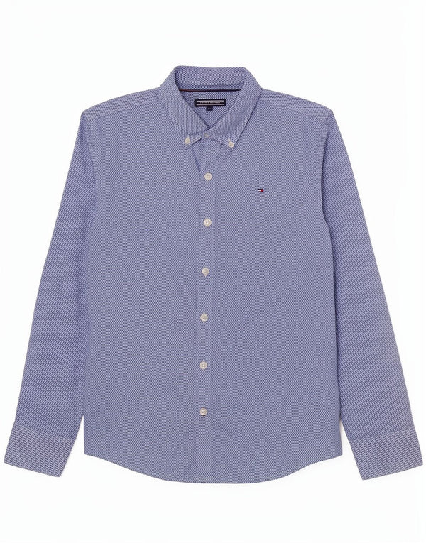 Tommy Hilfiger Chemise Garçon 11-12 ans Bleu Coton
