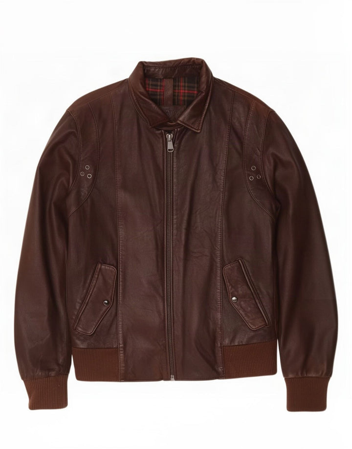 Conbipel Veste en Cuir Homme IT 48 Marron Moyen
