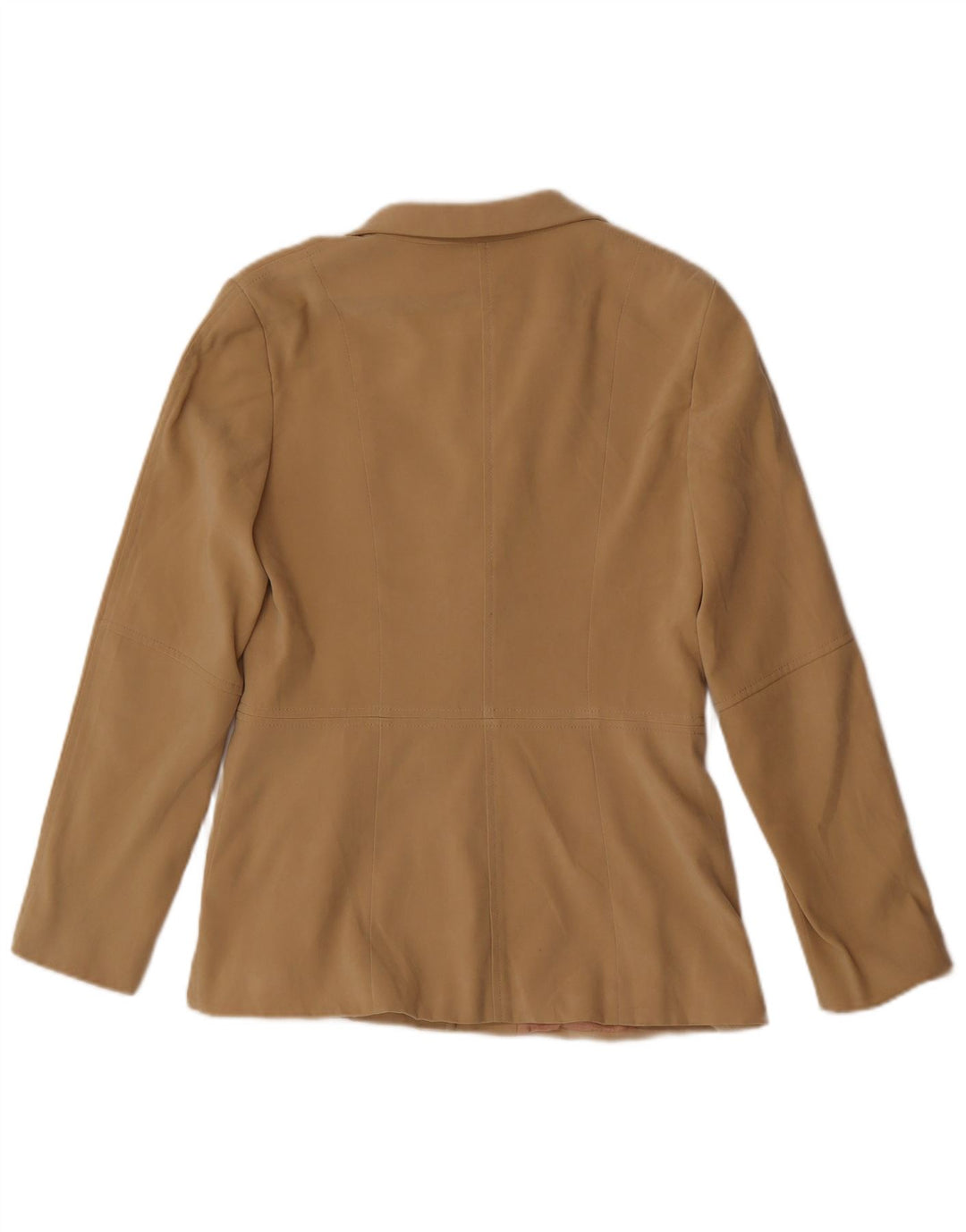 Zara Veste Blazer 3 Boutons Femme UK 12 Beige Moyen