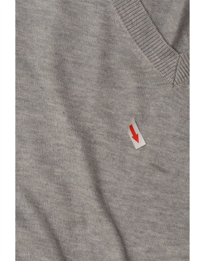 Marks & Spencer Pull surdimensionné à col en V pour femme UK 18 XL Gris