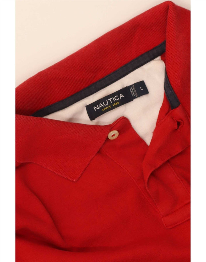 Nautica Polo Homme Grand Rouge