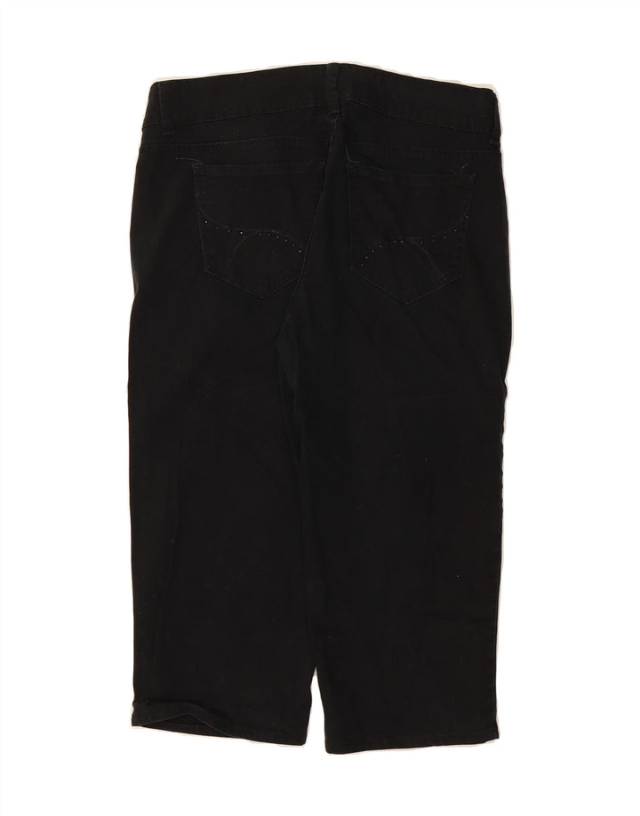 LEE Womens Riders Bermuda Shorts US 12 Large W34  Black Cotton Vintage Lee and Second-Hand Lee from Messina Hembry 
