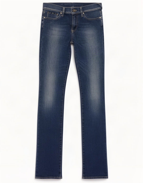 Gas Jean skinny femme W26 L34 Bleu Coton