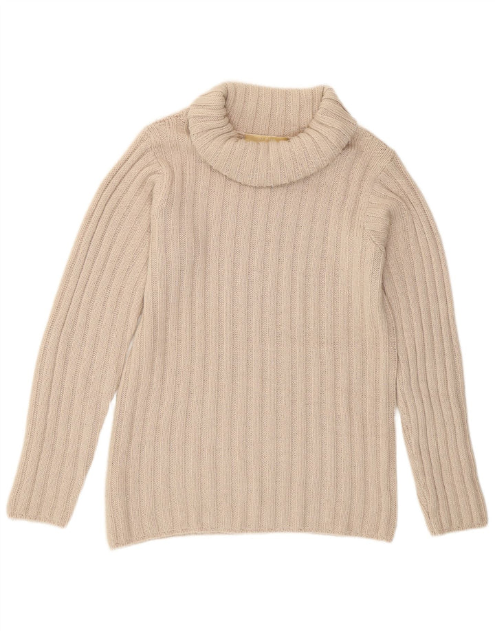 Massimo Rebecchi Pull Alpha à col roulé pour femme IT 44 Beige moyen