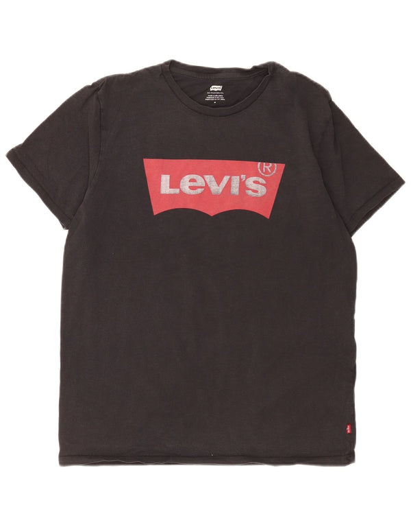 Levi's Tee-Shirt Graphic Homme Noir Moyen Coton