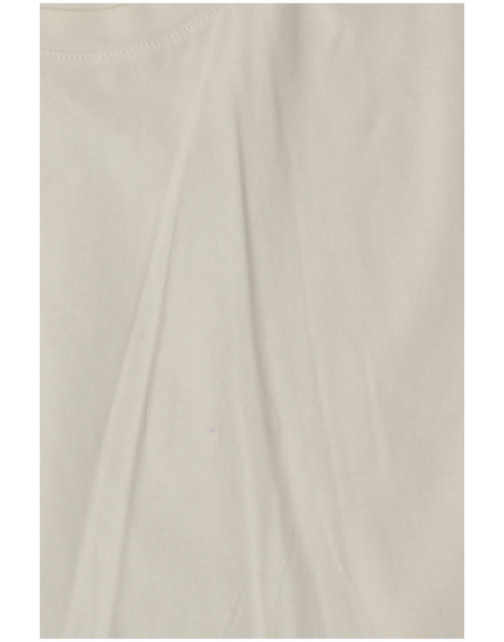 Champion Girls Crop Graphic T-Shirt Top 13-14 ans XL Blanc Coton