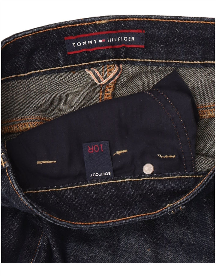 Tommy Hilfiger Jean bootcut pour femme US 10 Large W34 L32 Bleu