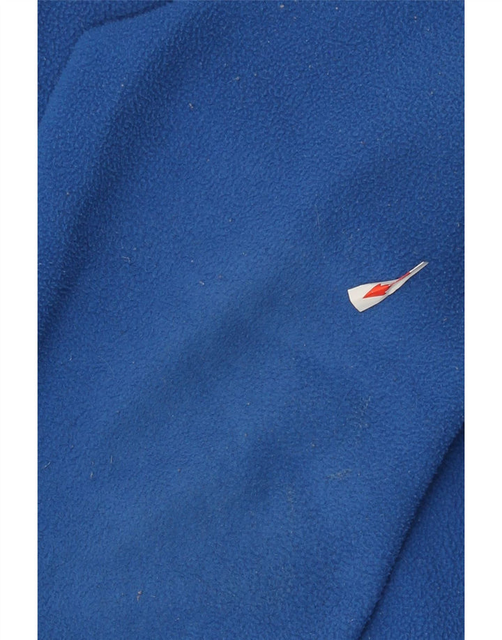Asics Veste polaire pour homme UK 40 Large Bleu Polyester