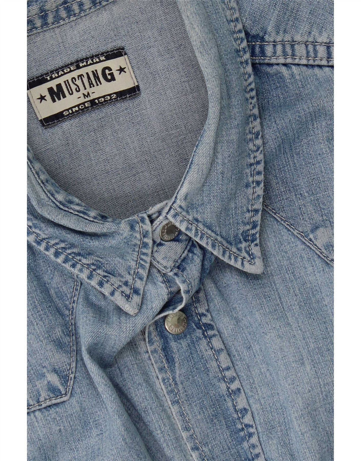 Mustang Robe en jean sans manches pour femme UK 44 Bleu moyen