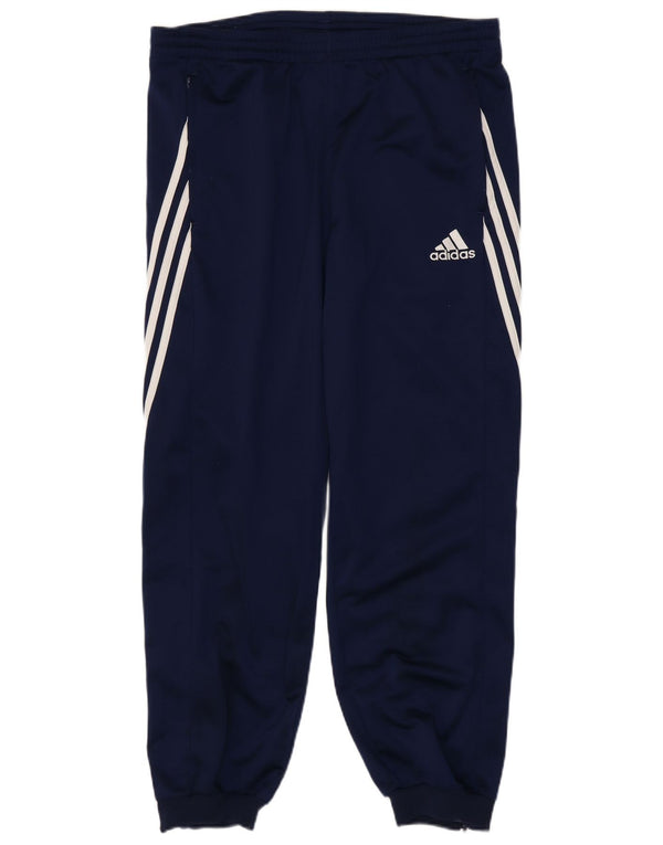 Adidas Pantalon de survêtement pour homme Pantalon de jogging Large Bleu marine Polyester