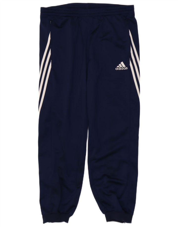 Adidas Pantalon de survêtement pour homme Pantalon de jogging Large Bleu marine Polyester