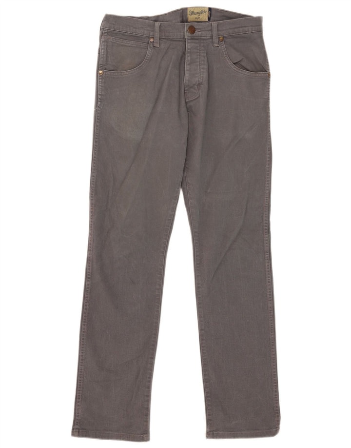 WRANGLER Jean Droit Spencer Homme W32 L32 Gris Coton