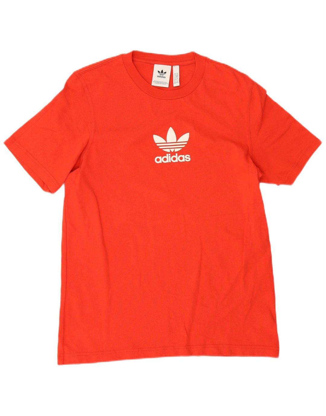 Adidas T-Shirt Graphique Homme Rouge Moyen Coton