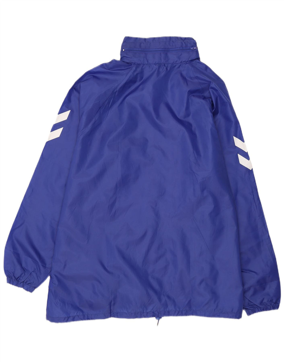 HUMMEL Veste de pluie à capuche graphique pour homme UK 42 XL Bleu Polyester