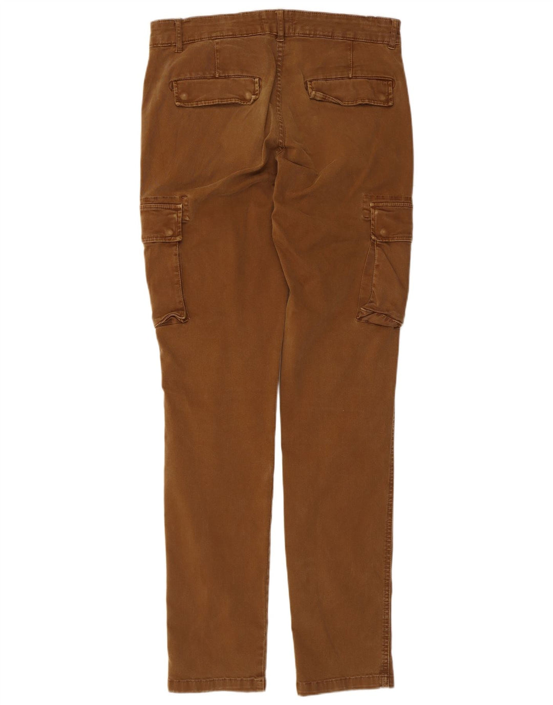 Lyle & Scott Pantalon cargo slim pour homme W32 L33 Marron Coton