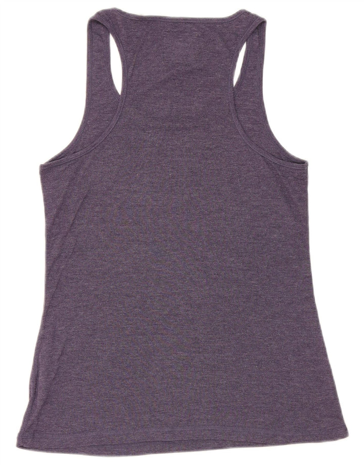 Jack Wills Débardeur graphique pour femme UK 14 en coton bleu marine moyen