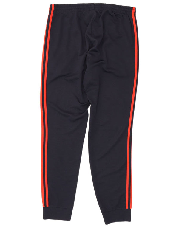 Adidas Pantalon de survêtement pour homme Pantalon de jogging Large Bleu marine Polyester