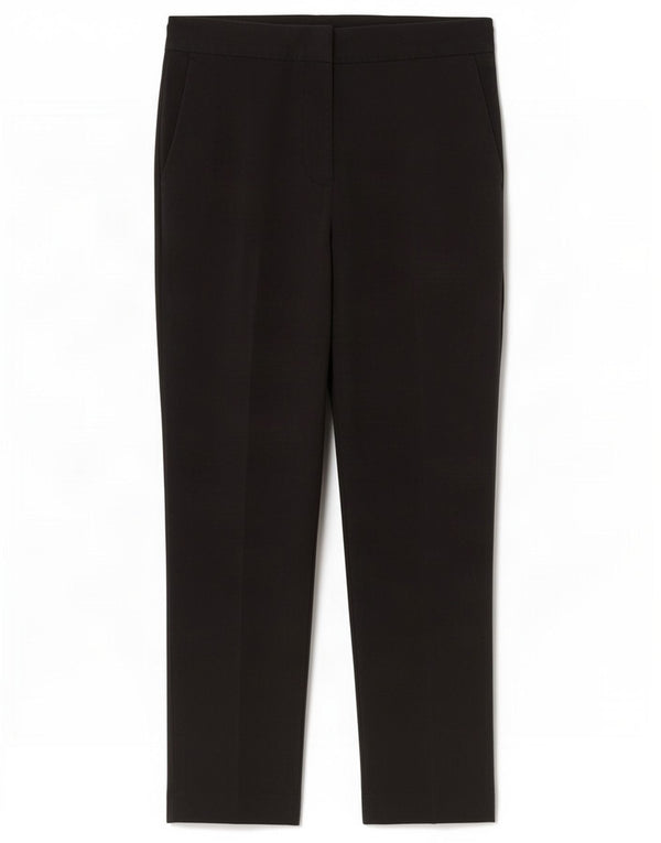 Pantalon Chino Slim Femme Zara Large W30 L27 Noir