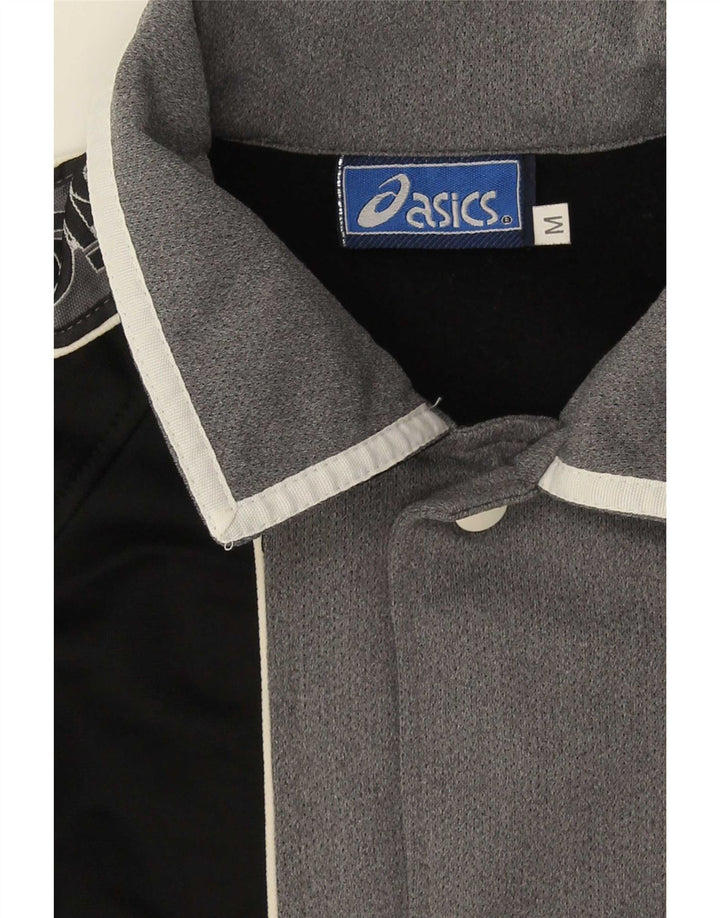 Asics Veste de Survêtement Graphique Homme Noir Moyen Colourblock