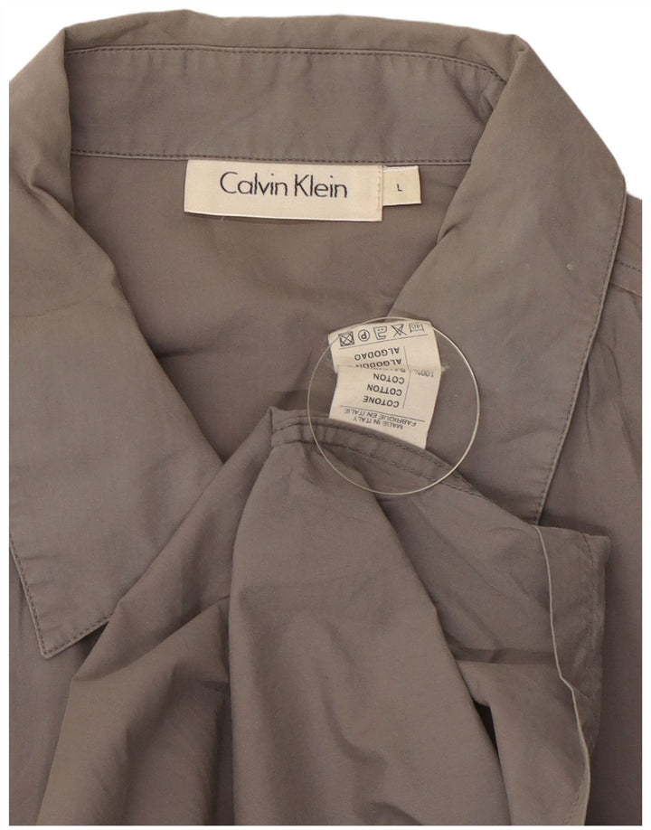 Calvin Klein Chemise Homme Large Gris Coton