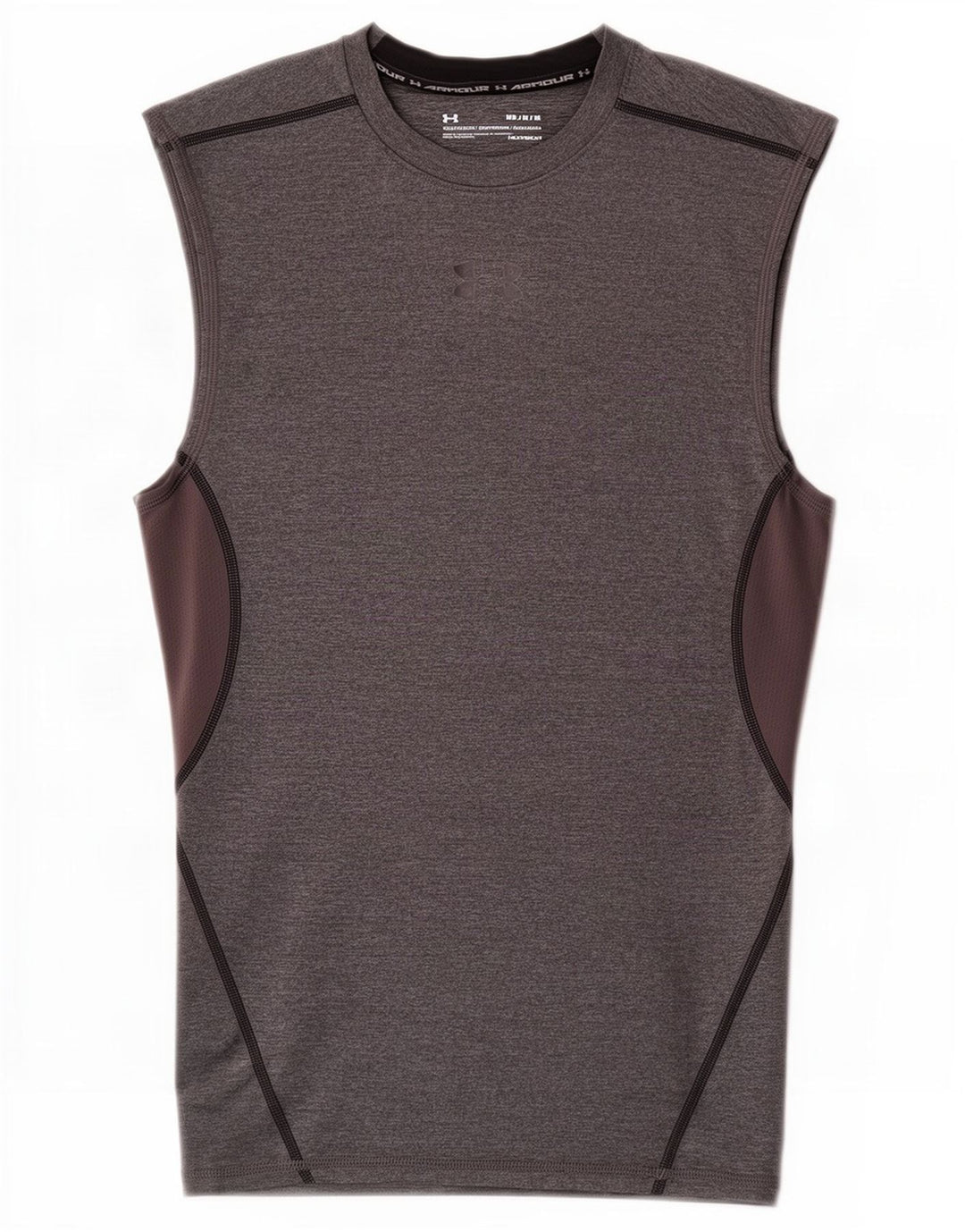 Under Armour Débardeur Heat Gear Homme Gris Moyen Colourblock