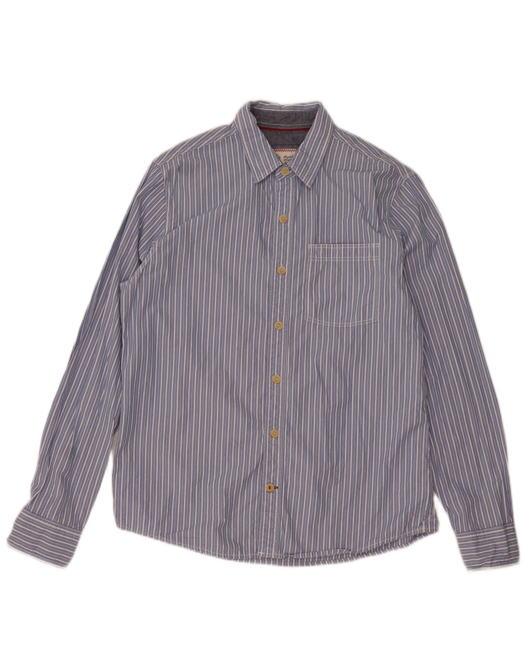 Chemise Homme Fat Face Coton Rayé Bleu Moyen