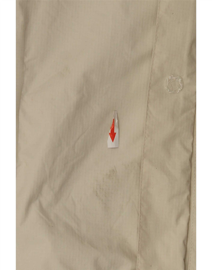 The North Face Veste de pluie à capuche pour femme UK 14 Nylon beige moyen