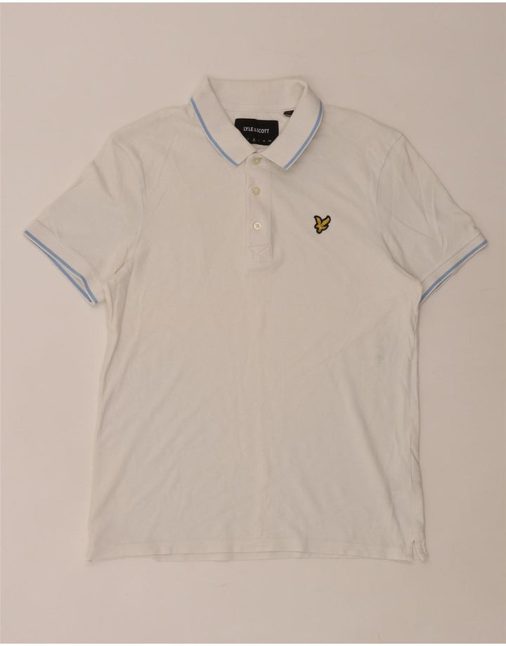 Lyle & Scott Polo Homme Blanc Moyen Coton