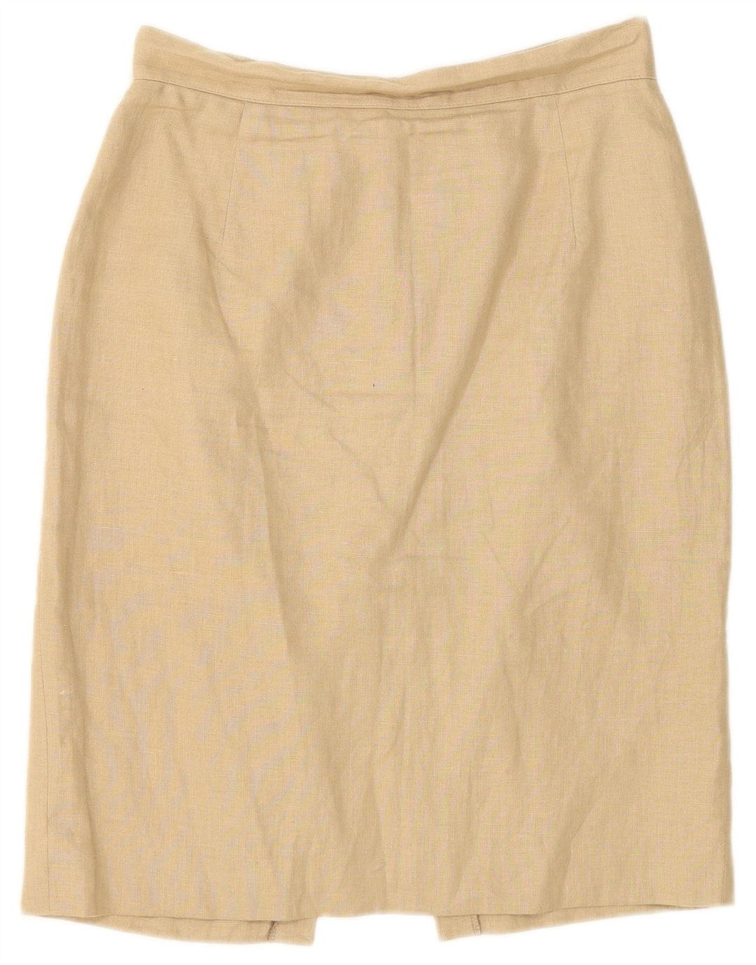 VINTAGE Womens Pencil Skirt IT 44 Medium W26  Beige