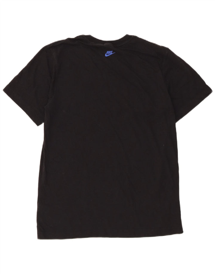 Nike T-shirt graphique pour homme en coton noir moyen