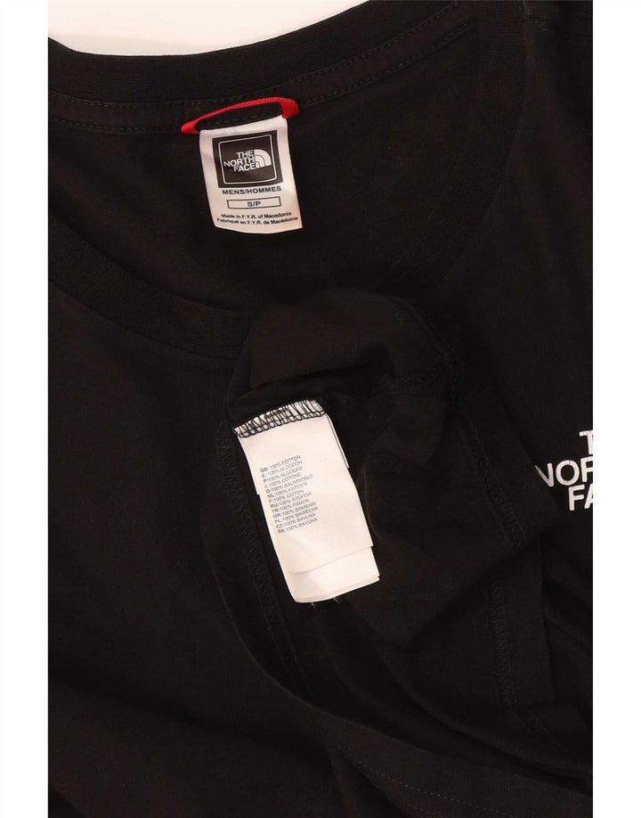 The North Face Haut graphique à manches longues pour hommes Petit coton noir