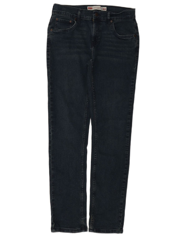Levi's Garçon 512 Slim Tapered Jeans 15-16 ans W30 L31 Bleu Marine Coton