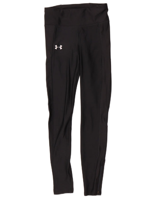 Under Armour Leggings de compression pour femme UK 10 Small Noir Polyester Sports