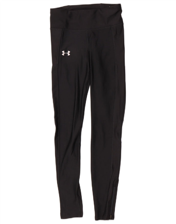 Under Armour Leggings de compression pour femme UK 10 Small Noir Polyester Sports