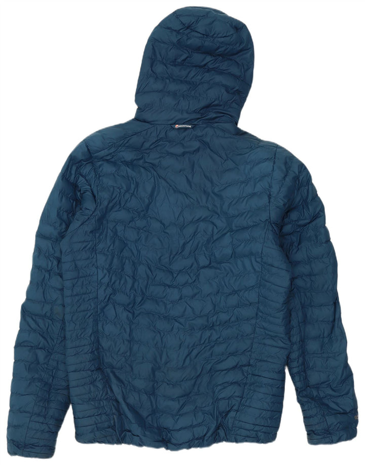 Montane Veste matelassée à capuche pour homme UK 38 Bleu moyen Polyester