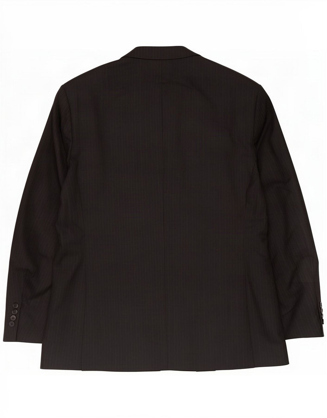 Marks & Spencer Veste blazer à 2 boutons pour homme UK 48 2XL Laine à fines rayures noires