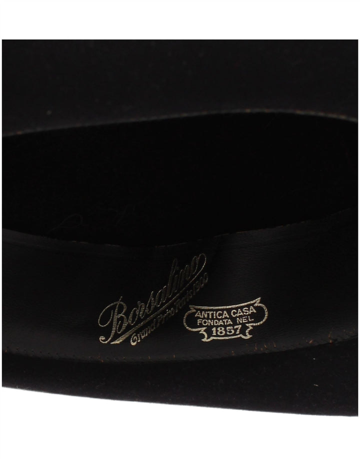 Borsalino Chapeau Fedora Homme Petit Noir Classique