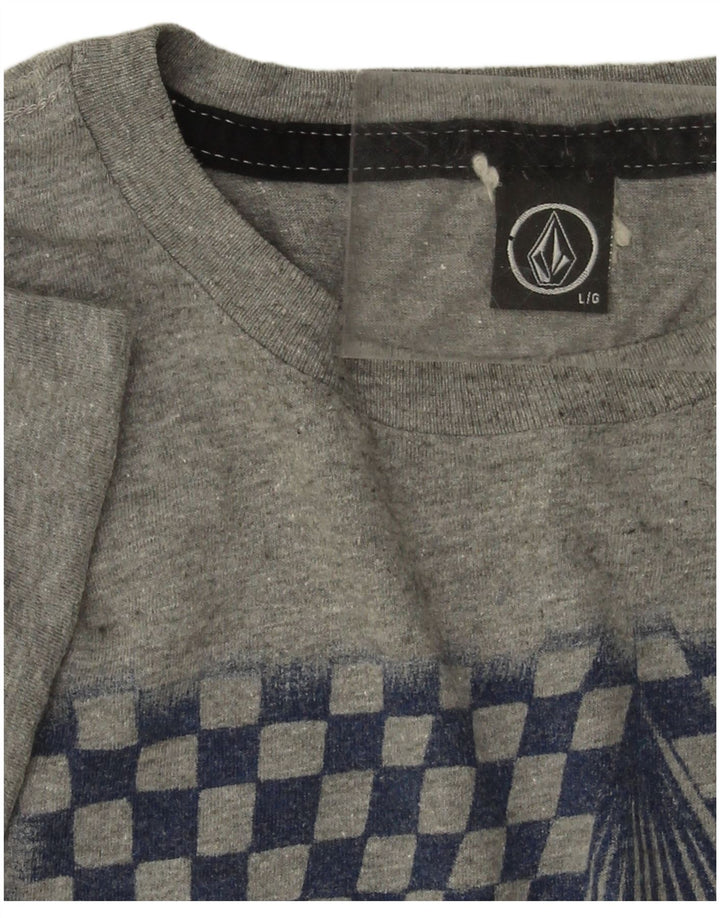 Volcom T-shirt graphique pour hommes, grand, gris