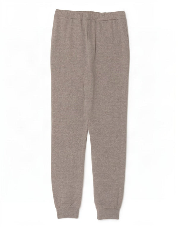 Lotto Pantalon de Survêtement Graphique pour Femme Joggers UK 14 Large Gris Coton