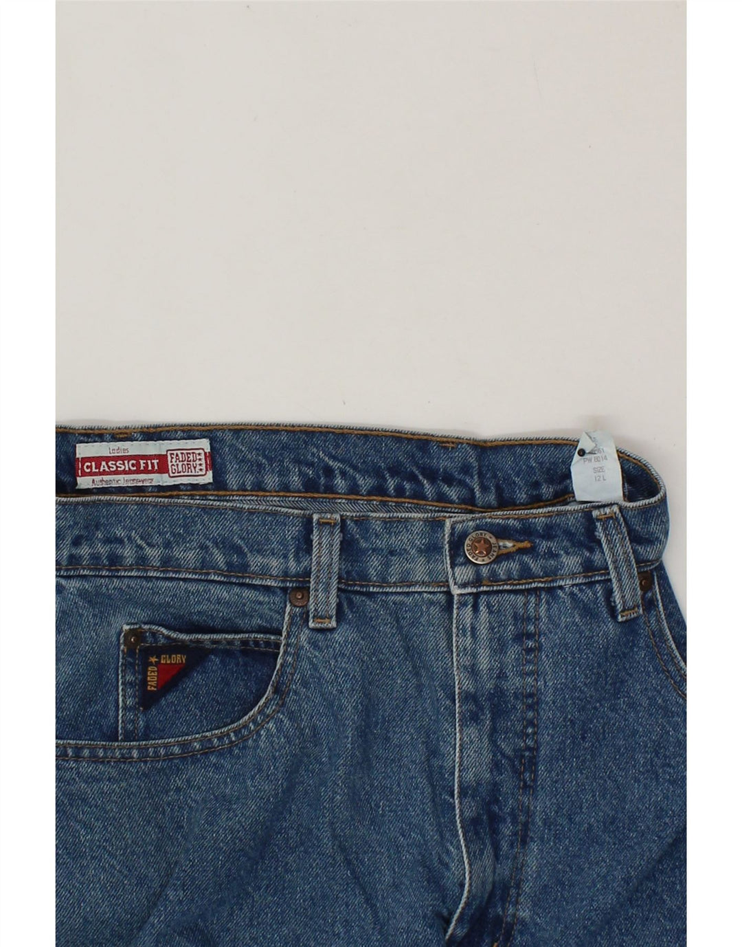 FADED GLORY Womens Classic Fit Tapered Jeans US 12 Medium W30 L33 Blue Vintage Faded Glory and Second-Hand Faded Glory from Messina Hembry 