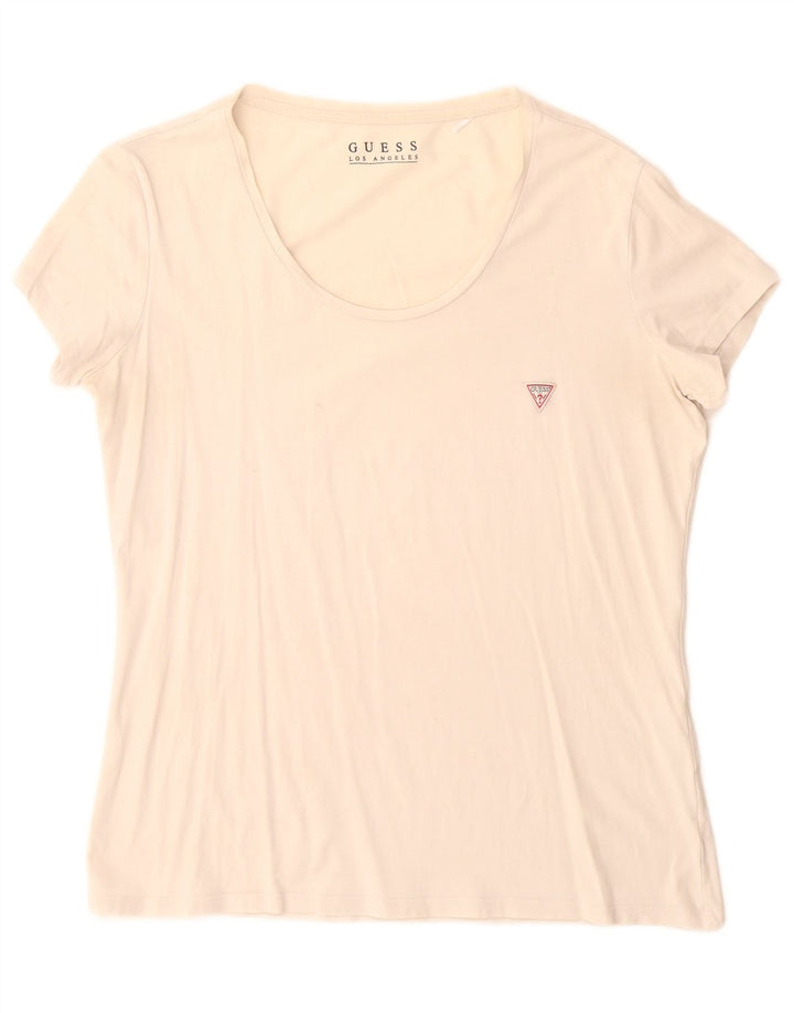 Guess T-Shirt Femme UK 18 XL Blanc