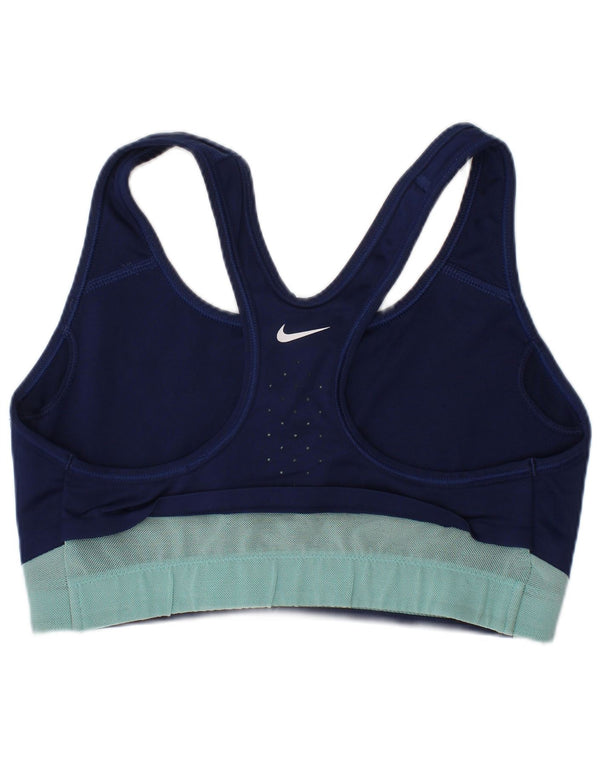 Nike Femme Dri Fit Graphic Sport Bra Débardeur Petit Bleu Marine Sports