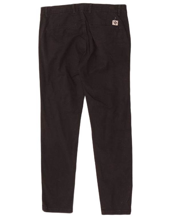 Zara Pantalon Chino Slim Homme EU 42 Large W32 L31 Coton Noir