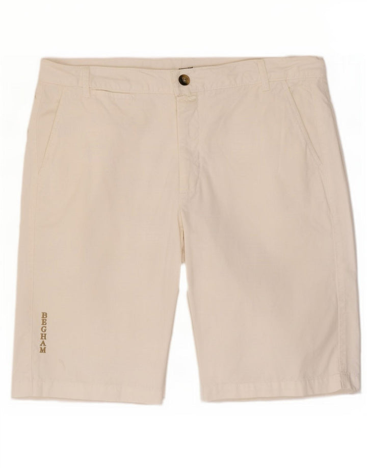 Slam Short Chino Homme IT 48 Medium W32 Coton Blanc