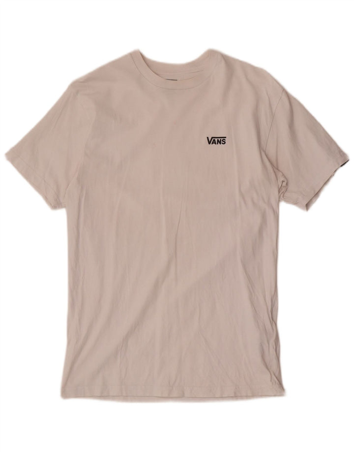 Vans T-shirt coupe classique pour homme en coton blanc moyen