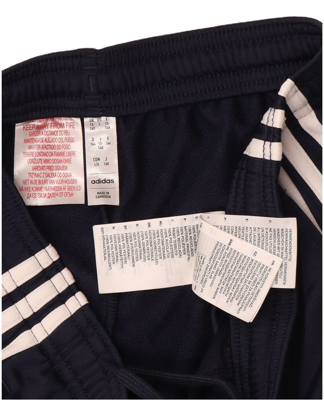 Pantalon de survêtement Adidas garçon 13-14 ans bleu marine