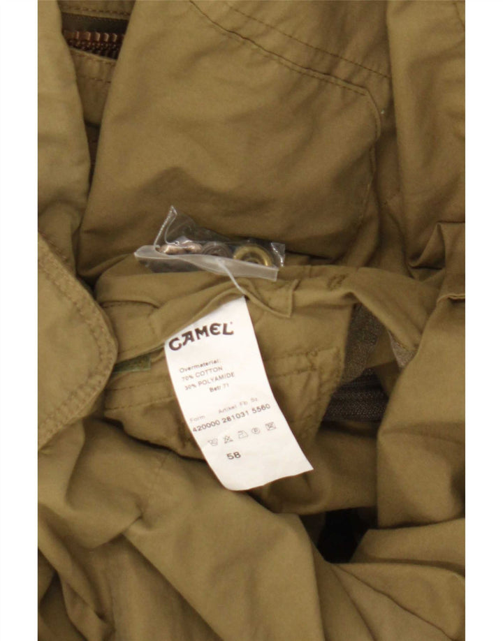 Camel Active Veste utilitaire à capuche pour homme EU 58 2XL Kaki Coton