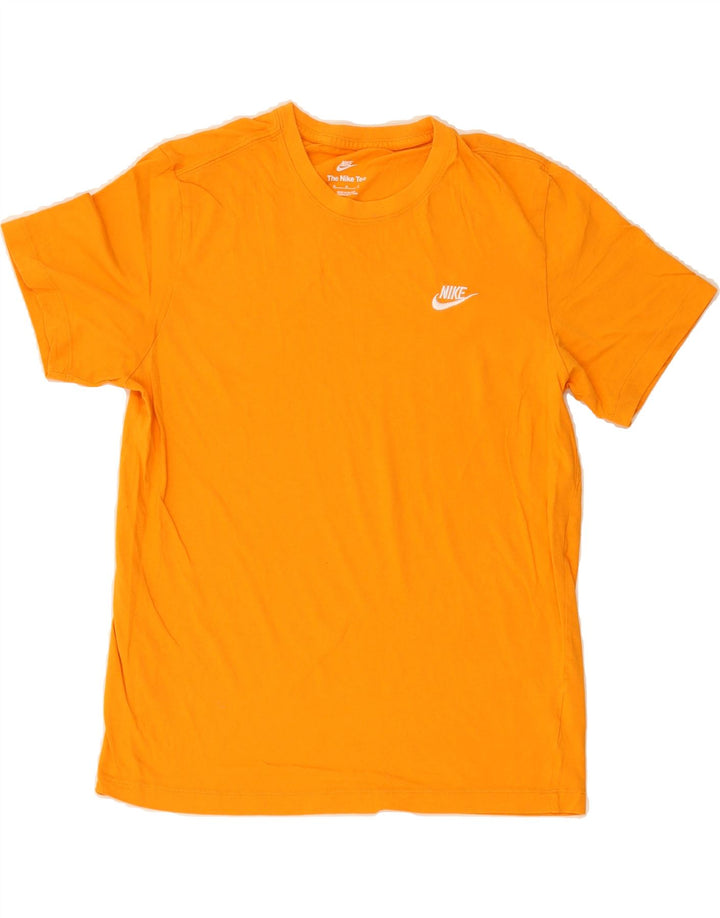 NIKE Mens T-Shirt Top Medium Orange Cotton Vintage Nike and Second-Hand Nike from Messina Hembry 