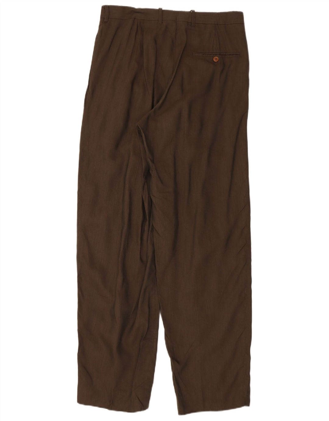 GB.PEDRINI Pantalon de costume pour homme IT 48 Medium W32 L33 Lin marron