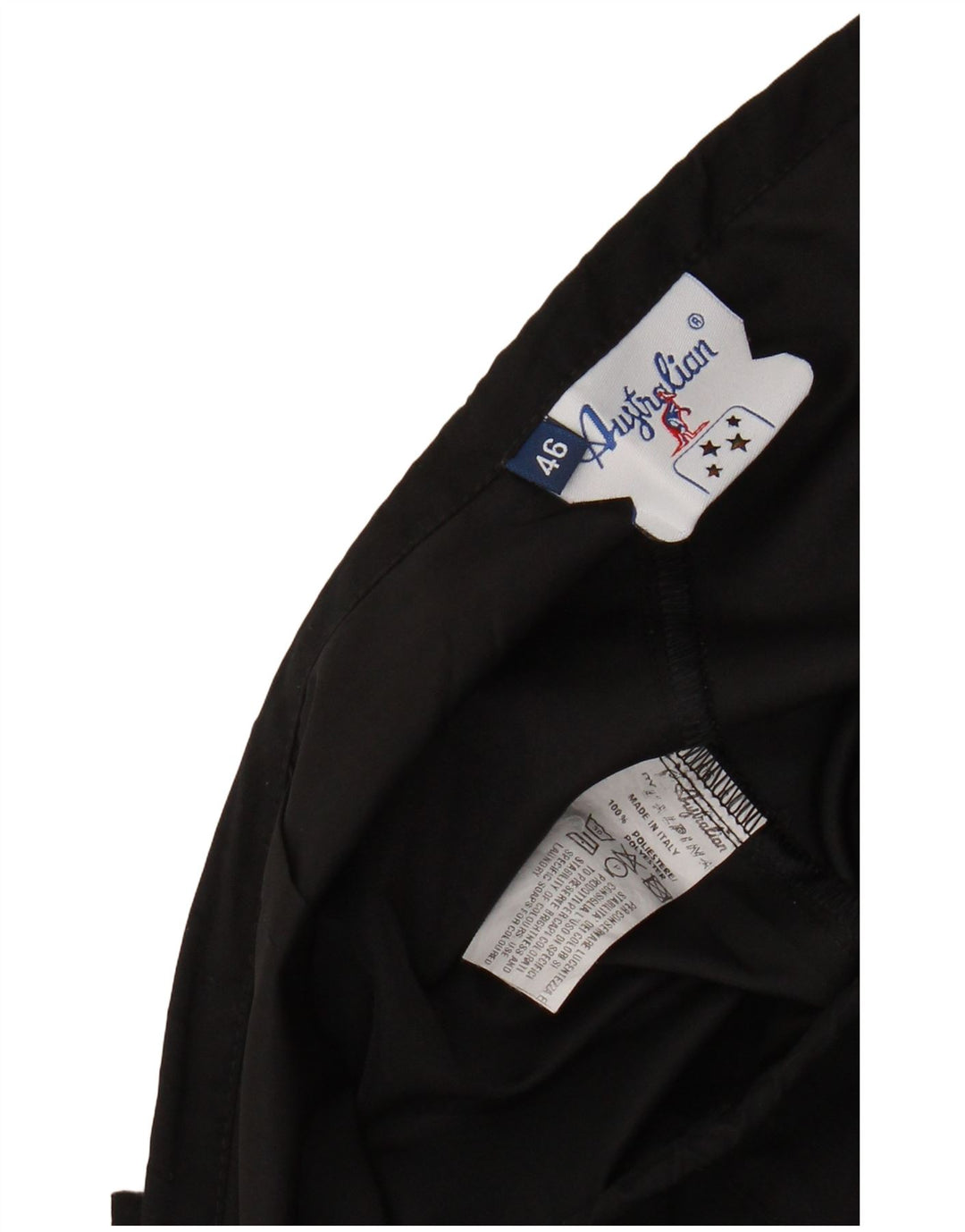 AUSTRALIAN L'ALPINA Pantalon de Survêtement Femme IT 46 Large Noir Polyester